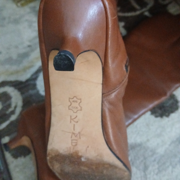 Boots Botas Camel Tan -Tall 8M - Picture 7 of 7